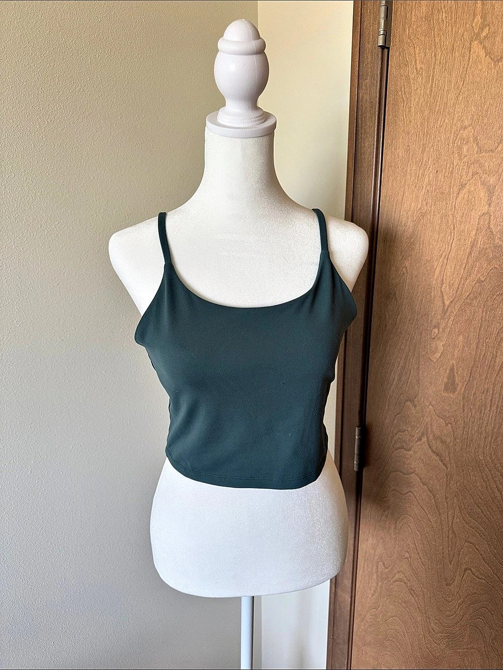 Halara Align Tank Green Crop Top